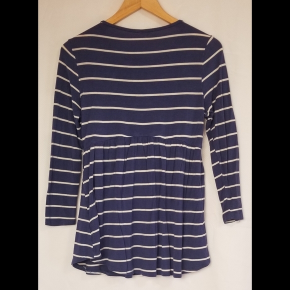 Pinkblush Navy and White Striped Top - Picture 2 of 5